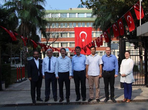 İstanbul İl Milli Eğitim Müdürü Levent Yazıcı ve İlçe Milli Eğitim Müdürü Ali Yeşilyurtun Okulumuza Ziyareti